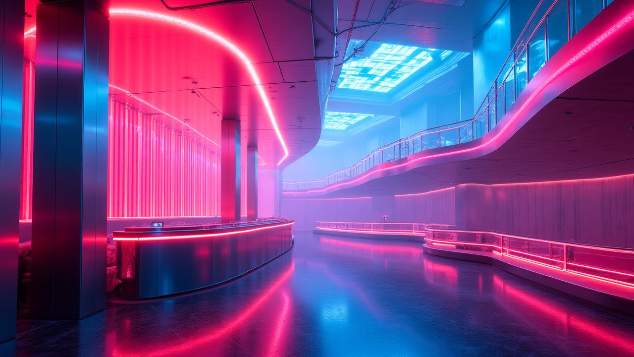 港区の洗練されたナイトクラブ内装設計